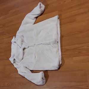 White Soft Faux Fur Coat